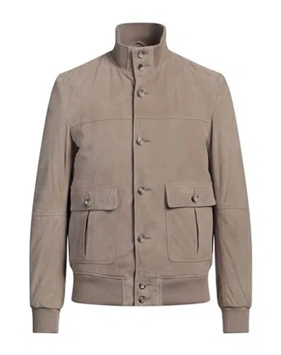 Arma Man Jacket Beige Size 44 Goat Skin