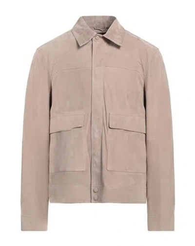 Arma Man Jacket Beige Size 48 Lambskin