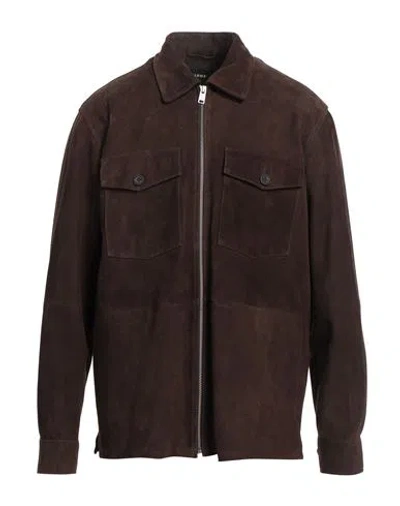 Arma Man Jacket Brown Size 44 Goat Skin