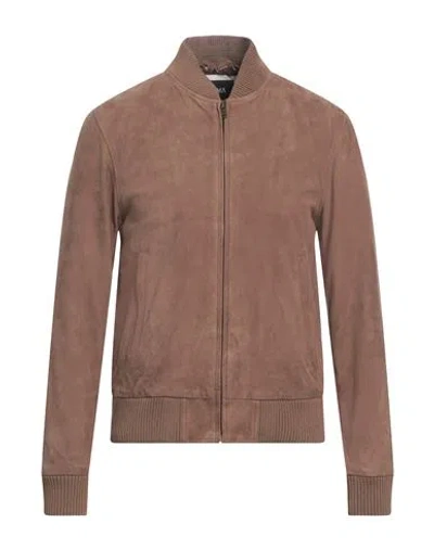 Arma Man Jacket Brown Size Xxl Goat Skin