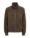 Arma Man Jacket Charcoal Size 44 Goat Skin In Grey