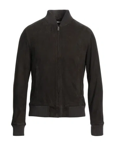 Arma Man Jacket Charcoal Size Xl Goat Skin
