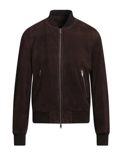 Arma Man Jacket Dark Brown Size 46 Goat Skin