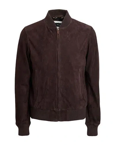 Arma Man Jacket Dark Brown Size Xxl Goat Skin