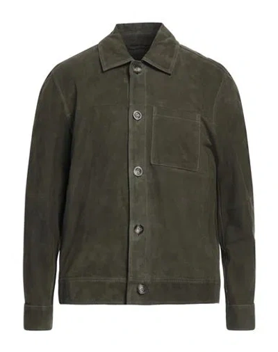 Arma Man Jacket Dark Green Size 44 Goat Skin