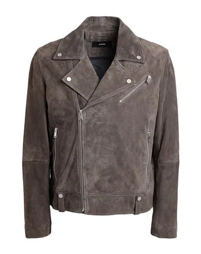 Arma Man Jacket Grey Size 44 Goat Skin