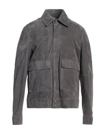 Arma Man Jacket Grey Size 46 Lambskin