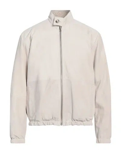 Arma Man Jacket Ivory Size 46 Lambskin In White