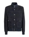 Arma Man Jacket Midnight Blue Size 48 Goat Skin