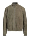 Arma Man Jacket Military Green Size 46 Lambskin