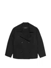 Arma Manila Double-breasted Jacket In Black