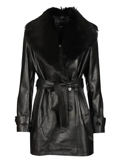 ARMA MANON LAMB SILKY JACKETS BLACK