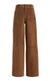 Arma Marina Stretch Suede In Brown