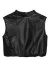 Arma Mila High-neck Sleeveless Top In Black