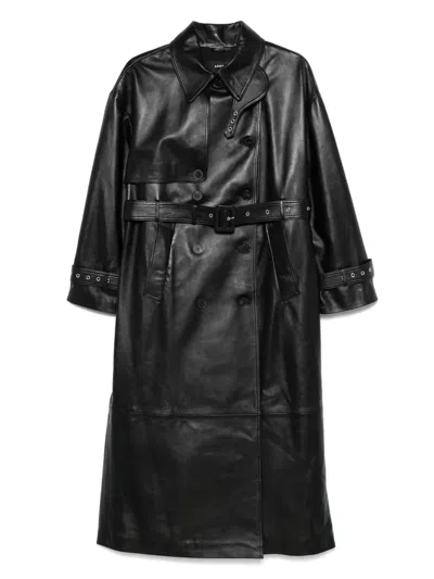 Arma Patil Trench Coat In 黑色
