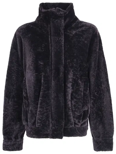 Arma "paula" Merino Velvet In Brown