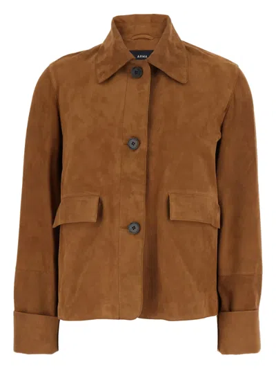 ARMA POCKET SUEDE JACKET