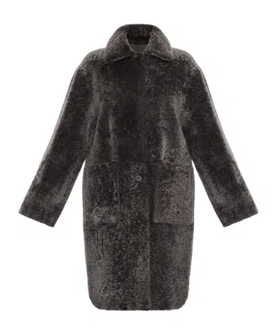 Arma Reversible Coat In Gray