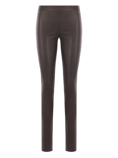 Arma Roche Leather Leggings In Animal Print