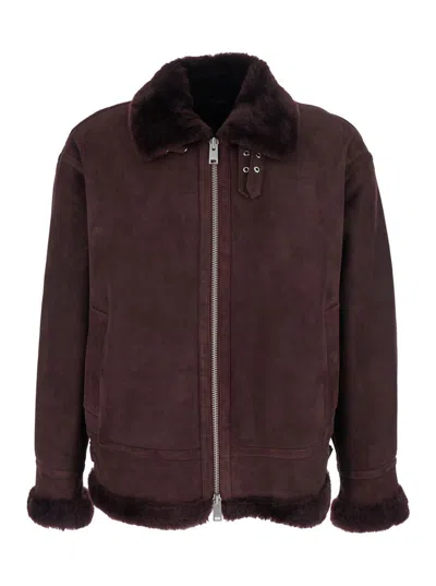 Arma Sano Merino Suede In Purple