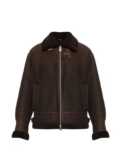 Arma Sano Shearling Jacket In Multi