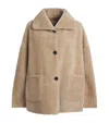Arma Isabella Reversible Nappa Sheraling Jacket In Neutral