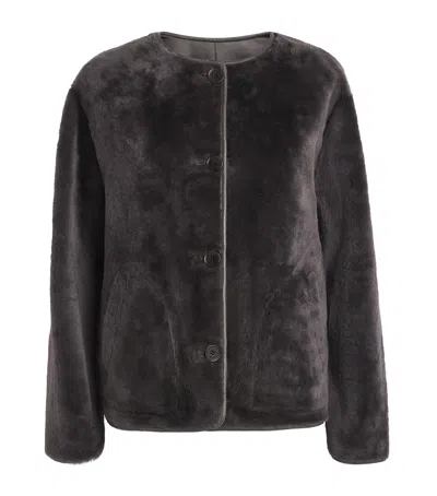 ARMA SHEARLING-LAMBSKIN REVERSIBLE LUCINE JACKET