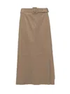 Arma Studio Ar Skirt With Belt In Sand