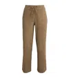 Arma Suede Blair Straight Trousers In Green