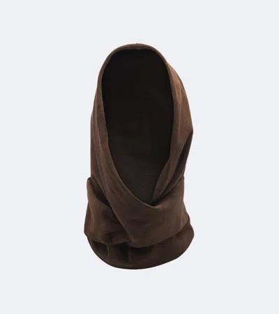 Arma Suede Hood In Brown