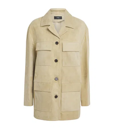 Arma Suede Sendy Jacket In Brown