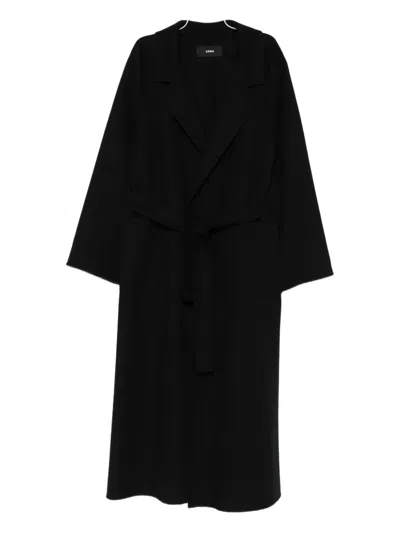 Arma Suza Wool Coat In Black