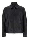 Arma Wani Black Jacket With Classic Collar In Leather Man
