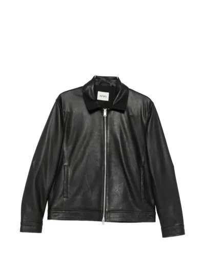 Arma Wani Leather Jacket In Multi