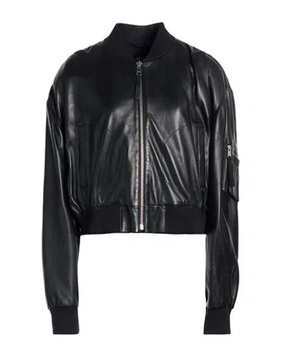 Arma Woman Jacket Black Size 10 Lambskin