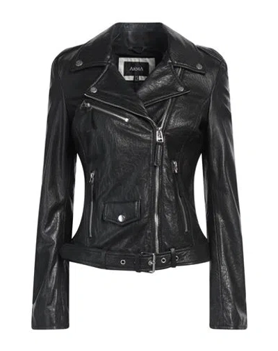 Arma Woman Jacket Black Size 12 Sheepskin