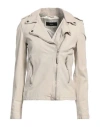 Arma Woman Jacket Cream Size L Sheepskin In White