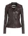 Arma Woman Jacket Dark Brown Size L Sheepskin