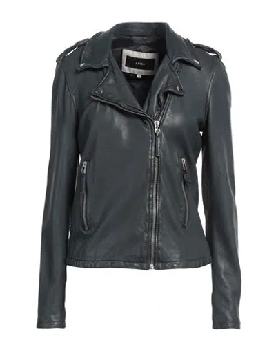 Arma Woman Jacket Navy Size Xxl Sheepskin