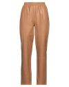 Arma Woman Pants Tan Size 14 Lambskin