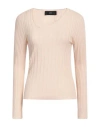 Arma Woman Sweater Beige Size 3 Viscose, Polyester