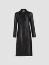Arma Aisa Leather Coat In Black