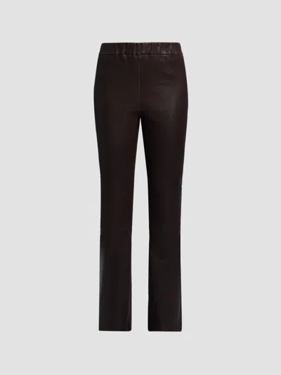 Arma Women's River Leather Pants In Black