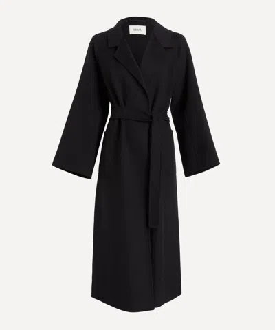 Arma Women's Suza Long Wool Coat In Blue