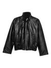 Arma Zip-front Jacket In Black