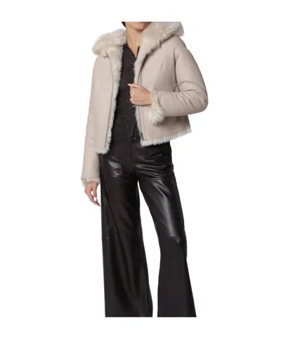 Arma Zipper Jacket In Neutral