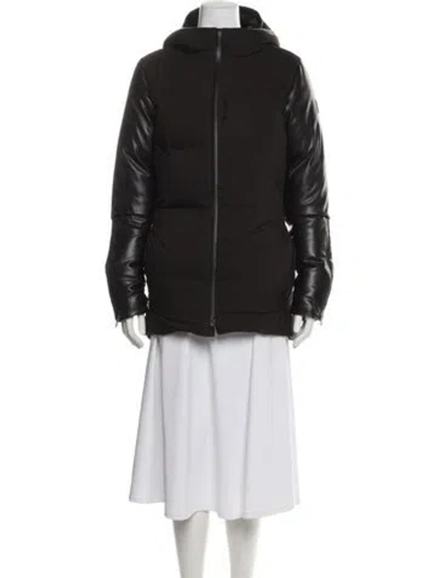Pre-owned Armada Nylon Down Jacket In Black