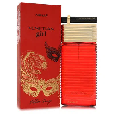 Armaf 2pcs Combo Gift Set  Venetian Girl Edition Rouge By  Eau De Parfum Spray 3.4 oz For Women In Transparent