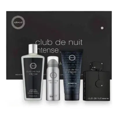 Armaf Club De Nuit Intense 4 Piece Gift Set 4 Piece Gift Set With 3.6 oz Edt In Multi