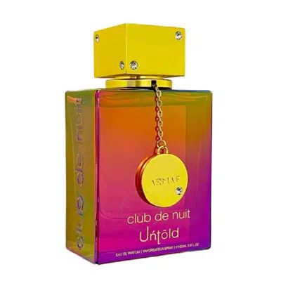 Armaf Ladies Club De Nuit Red Untold Edp 3.5 oz (tester) Fragrances In Multi